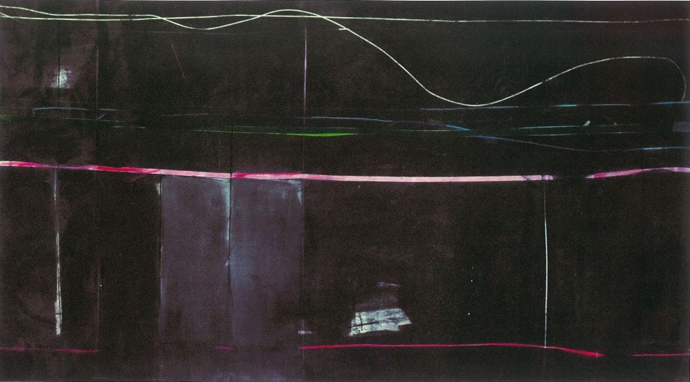 Mary Lovelace O'Neal, Black Glitter Nights (1970s). Artwork &copy; Mary Lovelace O&rsquo;Neal Courtesy Mnuchin Gallery, New York